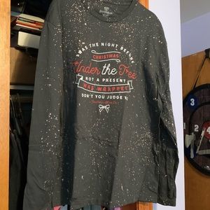Southern Bliss bleached Christmas graphic tee